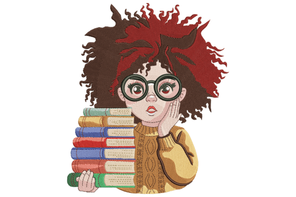 A Designer’s Review of Curly Haired Girl with Books
