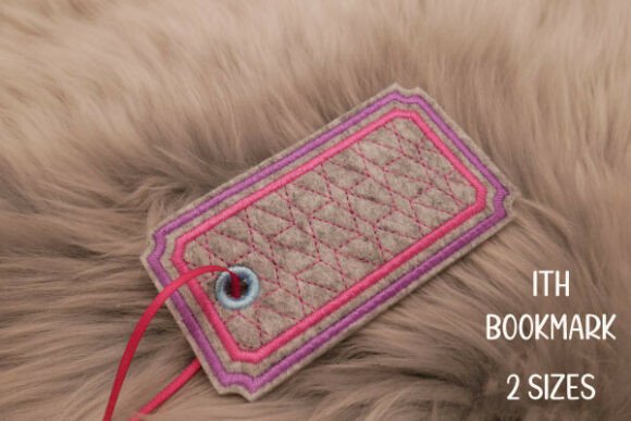 An Embroidery Designer's Hands-On Review of Line Art Bookmark ITH