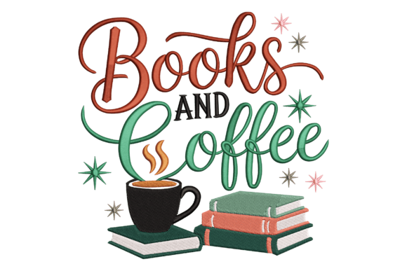 Books and Coffee: An Embroidery Seller’s Creative & Commercial Review