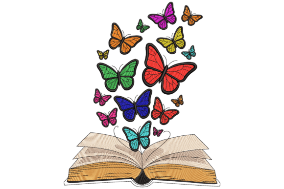 Butterflies Flying from Book: A Seasonal Embroidery Review