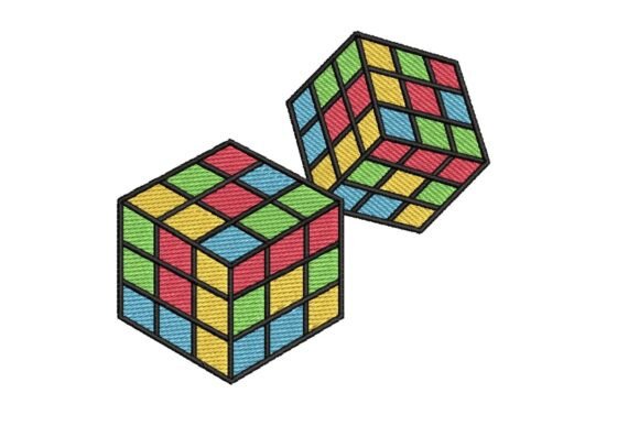 Colorful Rubik’s Cubes Embroidery: A Designer’s Hands-On Review