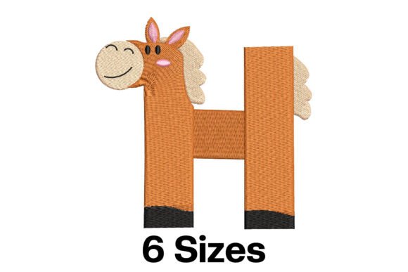 Funny Horse Alphabet Letter H: A Craft Fair Embroidery Review