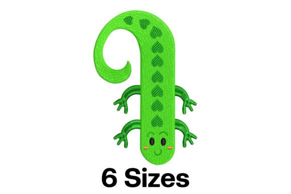 Funny Iguana Alphabet Letter I Embroidery Review