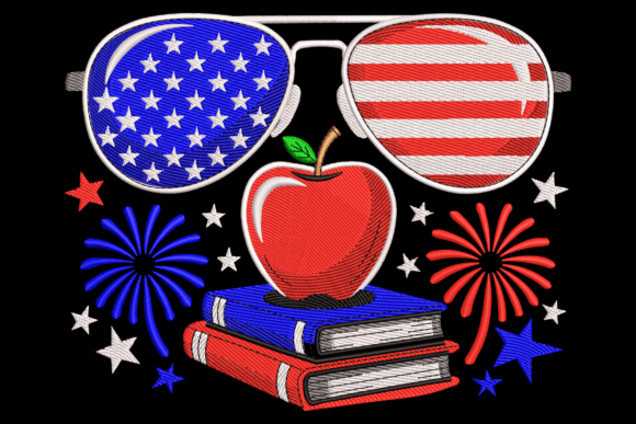 Patriotic Teacher: A Seasonal Embroidery Design Review