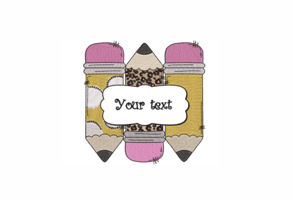 Pencils: A Surprisingly Seasonal Embroidery Charm