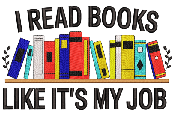 Read Books: A Charming Embroidery Design for Creative Entrepreneurs