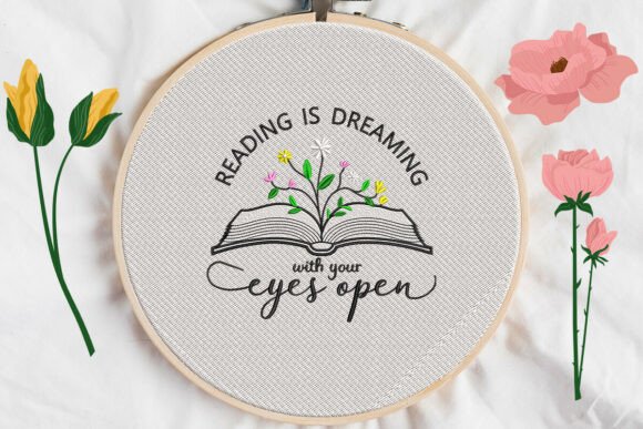 Reading is Dreaming: A Seasonal Embroidery Review