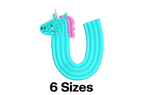 The Whimsical Charm of the Funny Unicorn Alphabet Letter U