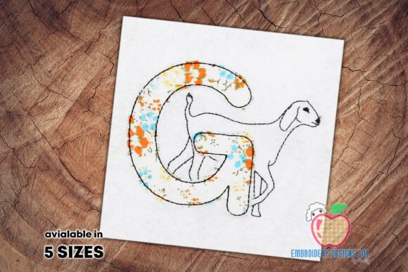 Why Alphabet G with Goat Applique is a Smart Design Choice