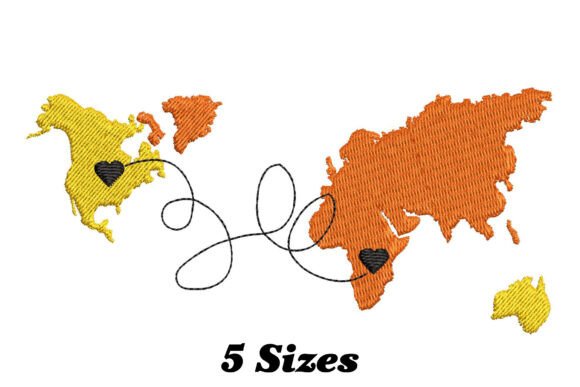 Why the World Map Long Distance Embroidery Design is a Seller's Dream